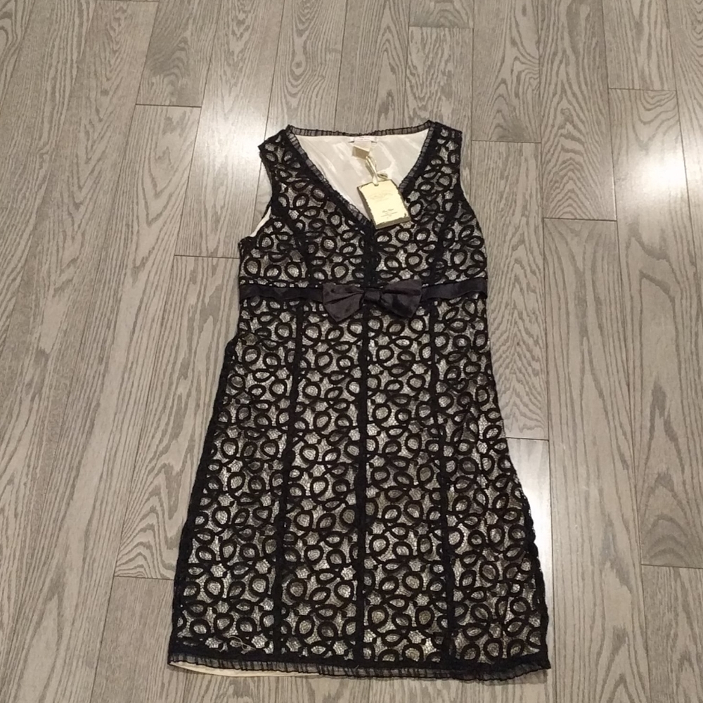 Beautiful lace  black dress by plastic🌸🍀
